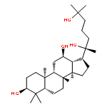 (3beta,12beta,20R)-dammarane-3,12,20,25-tetrol