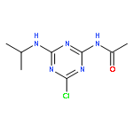 2-Chloro-4-acetamido-6-(isopropylamino)-s-triazine