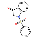 3H-INDOL-3-ONE, 1,2-DIHYDRO-1-(PHENYLSULFONYL)-