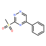 1,2,4-Triazine, 3-(methylsulfonyl)-5-phenyl-