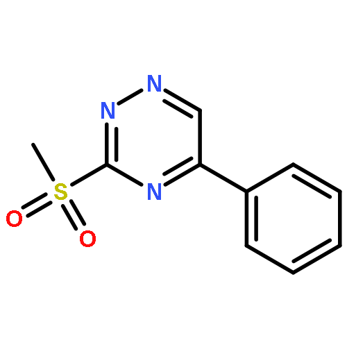 1,2,4-Triazine, 3-(methylsulfonyl)-5-phenyl-