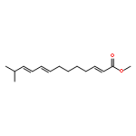 2,8,10-Tridecatrienoic acid, 12-methyl-, methyl ester, (E,E,E)-