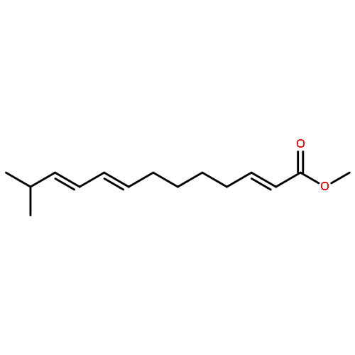 2,8,10-Tridecatrienoic acid, 12-methyl-, methyl ester, (E,E,E)-