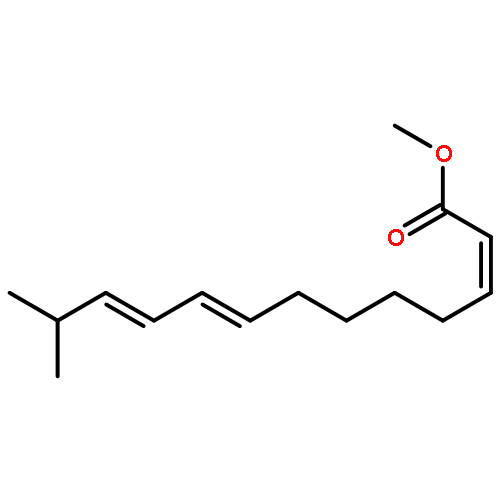 2,8,10-TRIDECATRIENOIC ACID, 12-METHYL-, METHYL ESTER, (Z,E,E)-