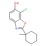 6-Benzoxazolol, 7-chloro-2-(1-methylcyclohexyl)-