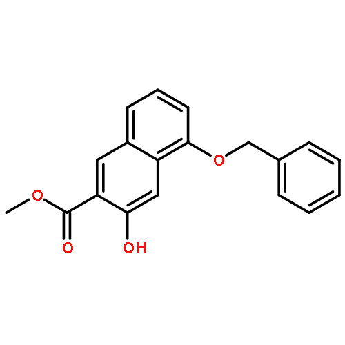 2-Naphthalenecarboxylic acid, 3-hydroxy-5-(phenylmethoxy)-, methylester