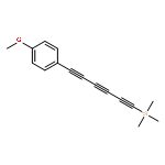 Silane, [6-(4-methoxyphenyl)-1,3,5-hexatriynyl]trimethyl-