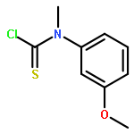 N-(3-methoxyphenyl)-n-methylcarbamothioyl Chloride