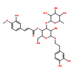 [(2r,3r,4r,5r,6r)-6-[2-(3,4-dihydroxyphenyl)ethoxy]-5-hydroxy-2-(hydroxymethyl)-4-[(2s,3r,4r,5r,6s)-3,4,5-trihydroxy-6-methyloxan-2-yl]oxyoxan-3-yl] (e)-3-(3-hydroxy-4-methoxyphenyl)prop-2-enoate