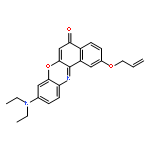 5H-Benzo[a]phenoxazin-5-one, 9-(diethylamino)-2-(2-propenyloxy)-