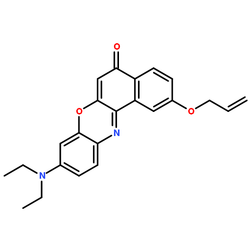 5H-Benzo[a]phenoxazin-5-one, 9-(diethylamino)-2-(2-propenyloxy)-