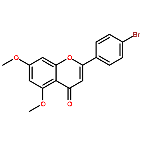 4H-1-Benzopyran-4-one, 2-(4-bromophenyl)-5,7-dimethoxy-