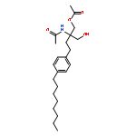 Acetamide,N-[(1R)-1-[(acetyloxy)methyl]-1-(hydroxymethyl)-3-(4-octylphenyl)propyl]-