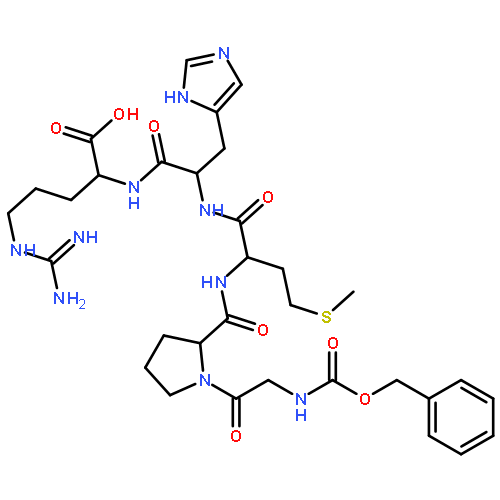 L-Arginine,N-[(phenylmethoxy)carbonyl]glycyl-L-prolyl-L-methionyl-L-histidyl-