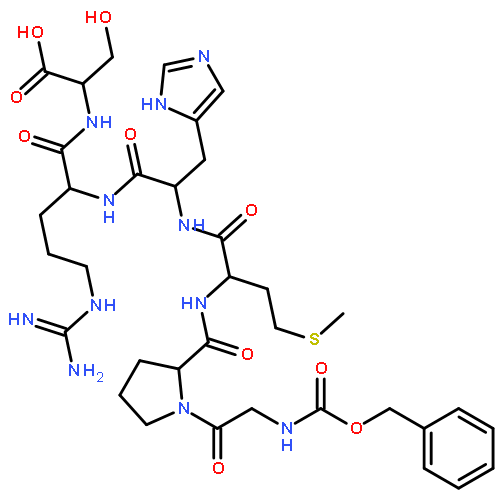 L-Serine,N-[(phenylmethoxy)carbonyl]glycyl-L-prolyl-L-methionyl-L-histidyl-L-arginyl-