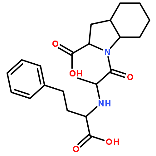 1H-Indole-2-carboxylicacid, 1-[2-[(1-carboxy-3-phenylpropyl)amino]-1-oxopropyl]octahydro-