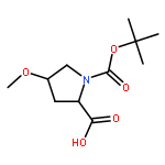 (2S,4R)-1-(tert-Butoxycarbonyl)-4-methoxypyrrolidine-2-carboxylic acid