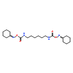 Cyclohexanone,1,1'-[O,O'-[1,6-hexanediylbis(iminocarbonyl)]dioxime]