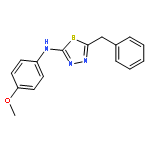 1,3,4-Thiadiazol-2-amine, N-(4-methoxyphenyl)-5-(phenylmethyl)-