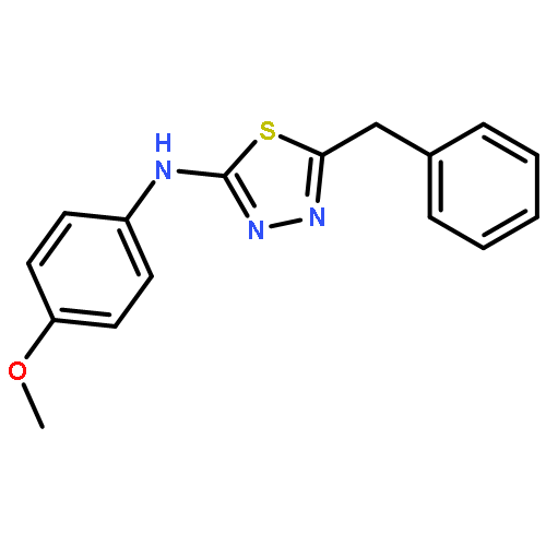 1,3,4-Thiadiazol-2-amine, N-(4-methoxyphenyl)-5-(phenylmethyl)-