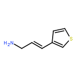 2-Propen-1-amine, 3-(3-thienyl)-, (E)-