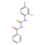 Benzamide, N-[[(2,4-dimethylphenyl)amino]thioxomethyl]-