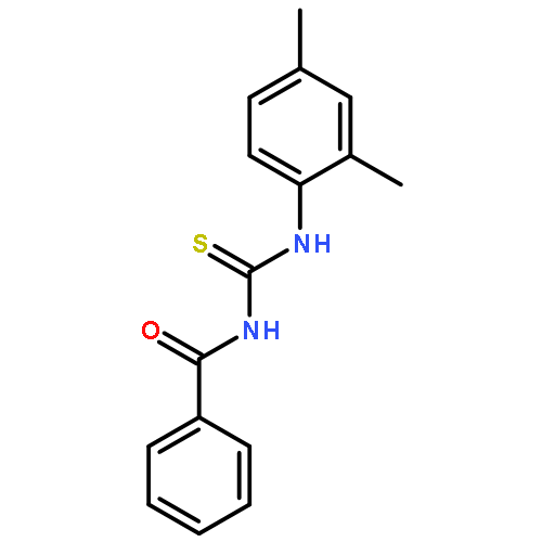 Benzamide, N-[[(2,4-dimethylphenyl)amino]thioxomethyl]-