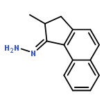 1H-Benz[e]inden-1-one, 2,3-dihydro-2-methyl-, hydrazone