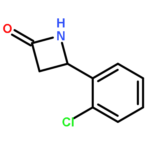 2-AZETIDINONE, 4-(2-CHLOROPHENYL)-