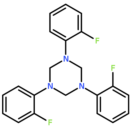 1,3,5-Triazine, 1,3,5-tris(2-fluorophenyl)hexahydro-