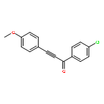 2-Propyn-1-one, 1-(4-chlorophenyl)-3-(4-methoxyphenyl)-