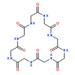 Cyclo(glycylglycylglycylglycylglycylglycylglycylglycyl)