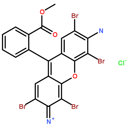 Xanthylium,3,6-diamino-2,4,5,7-tetrabromo-9-[2-(methoxycarbonyl)phenyl]-, chloride (1:1)