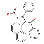 Pyrrolo[2,1-a]isoquinoline-3-carboxylic acid, 1-benzoyl-2-phenyl-,methyl ester