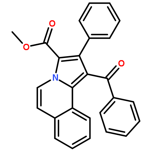 Pyrrolo[2,1-a]isoquinoline-3-carboxylic acid, 1-benzoyl-2-phenyl-,methyl ester