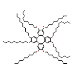 Tetraphenylene, 2,3,6,7,10,11,14,15-octakis(nonyloxy)-