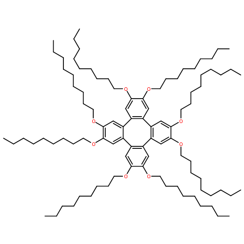 Tetraphenylene, 2,3,6,7,10,11,14,15-octakis(nonyloxy)-