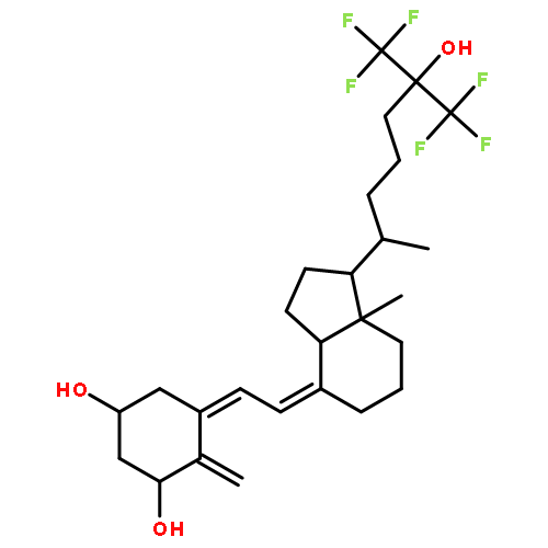 (1r,3s,5z)-5-[(2e)-2-[(1r,3as,7ar)-7a-methyl-1-[(2r)-7,7,7-trifluoro-6-hydroxy-6-(trifluoromethyl)heptan-2-yl]-2,3,3a,5,6,7-hexahydro-1h-inden-4-ylidene]ethylidene]-4-methylidenecyclohexane-1,3-diol