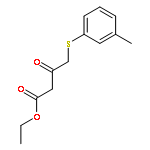 Butanoic acid, 4-[(3-methylphenyl)thio]-3-oxo-, ethyl ester