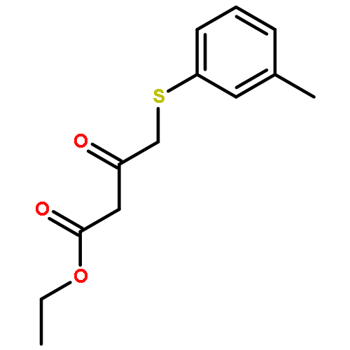 Butanoic acid, 4-[(3-methylphenyl)thio]-3-oxo-, ethyl ester