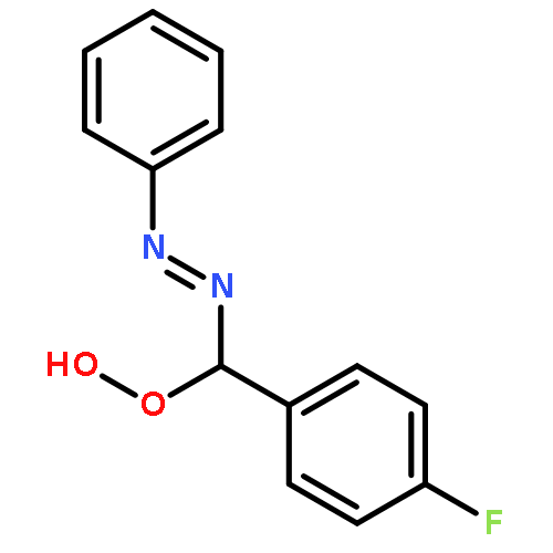 Hydroperoxide, (4-fluorophenyl)(phenylazo)methyl