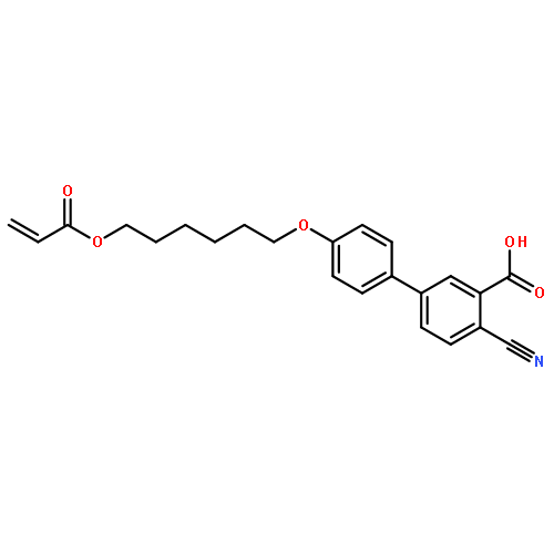 Benzoic acid, 4-[[6-[(1-oxo-2-propenyl)oxy]hexyl]oxy]-, 4-cyanophenylester