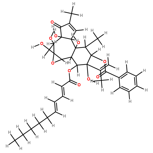 12-O-Benzoyl-14-O-(2E,4E)-decadienoyl-5beta,12beta-dihydroxyresiniferonol-6alpha,7alpha-oxide