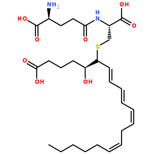 L-Cysteine, L-g-glutamyl-S-[(1R,2E,4E,6Z,9Z)-1-[(1S)-4-carboxy-1-hydroxybutyl]-2,4,6,9-pentadecatetraenyl]-(9CI)