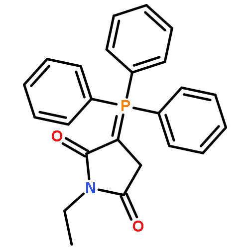 2,5-PYRROLIDINEDIONE, 1-ETHYL-3-(TRIPHENYLPHOSPHORANYLIDENE)-