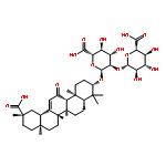 (3beta,18alpha)-30-hydroxy-11,30-dioxoolean-12-en-3-yl 2-O-beta-D-glucopyranuronosyl-alpha-D-glucopyranosiduronic acid