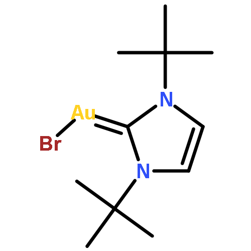 Gold,[1,3-bis(1,1-dimethylethyl)-1,3-dihydro-2H-imidazol-2-ylidene]bromo-