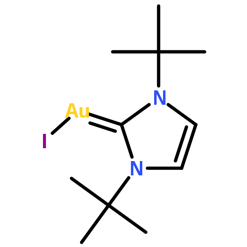 Gold,[1,3-bis(1,1-dimethylethyl)-1,3-dihydro-2H-imidazol-2-ylidene]iodo-