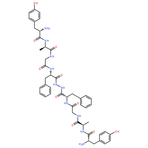 L-Phenylalanine,L-tyrosyl-D-alanylglycyl-, 2-(L-tyrosyl-D-alanylglycyl-L-phenylalanyl)hydrazide