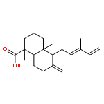 (1R,4aR,5S,8aR)-1,4a-Dimethyl-6-methylene-5-[(2E)-3-methyl-2,4-pe ntadien-1-yl]decahydro-1-naphthalenecarboxylic acid